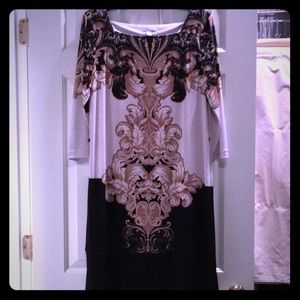 3/4 length sleeve dress